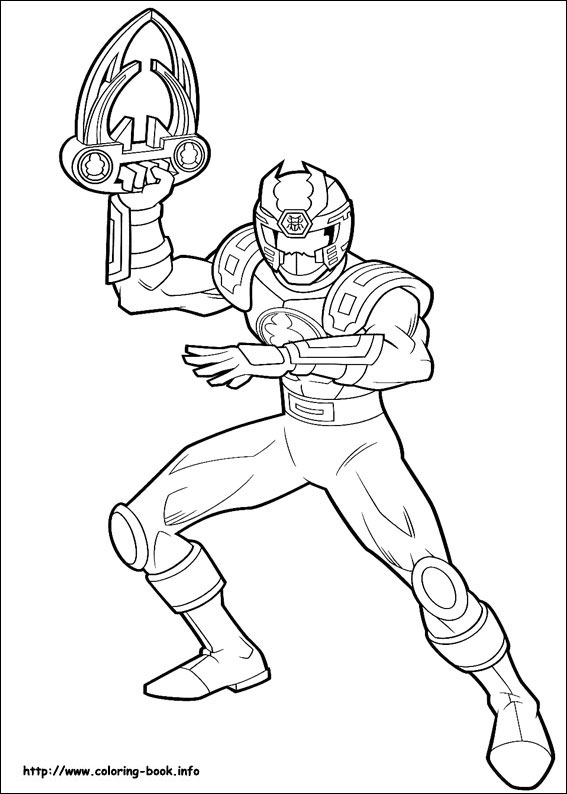 Power Rangers coloring picture